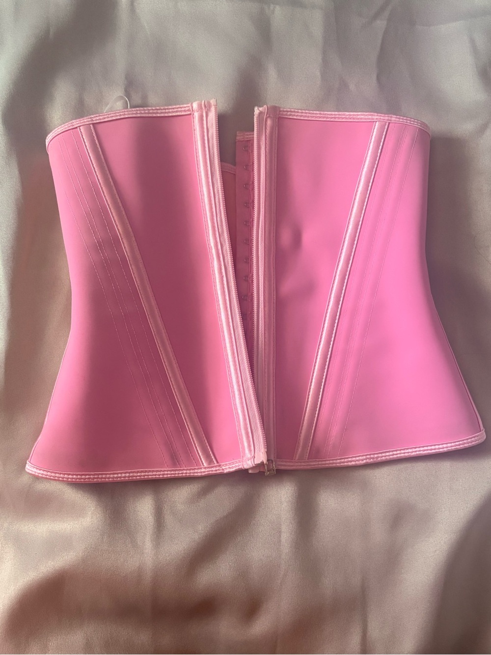 Pink Waist Trainer Corset - Stylish Shaping Waist Cincher